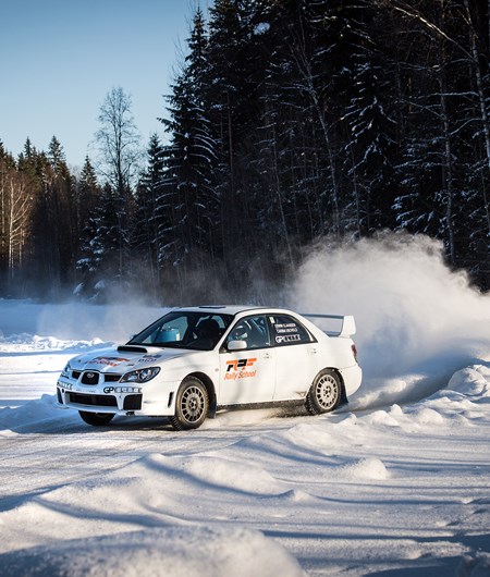 Rallytraining in Finland