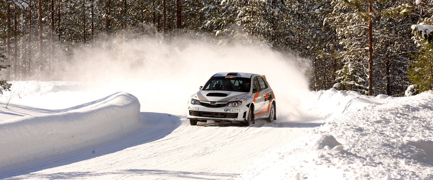 Rallytraining in Finland