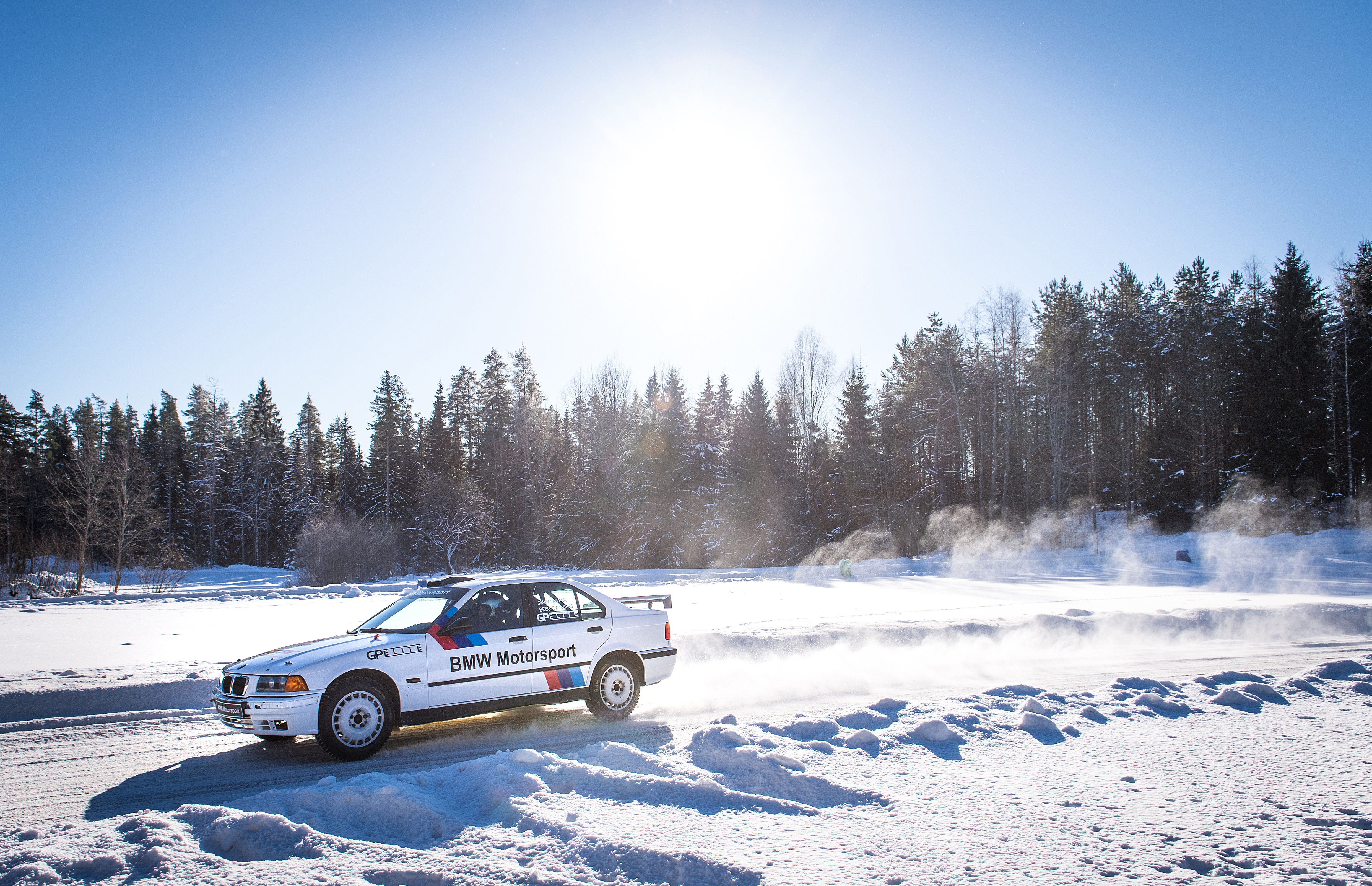 Rallytraining in Finland
